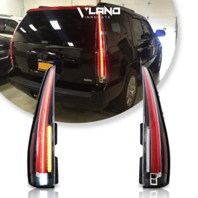 Par de luces traseras LED VLAND para GMC Yukon Chevrolet Tahoe Suburban 2007-14 transparentes Foto 1 de 4
