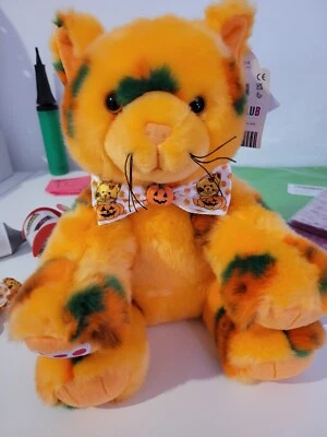 *SOLO CORBATA* Construye un oso calabaza gatito bóveda cuello arco accesorios Halloween  Foto 1 de 2