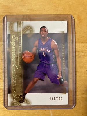 2003-04 NBA Chris Bosh Rookie 100/100 UD Superstar Exclusives Gold Case Hit - Image 1 of 2