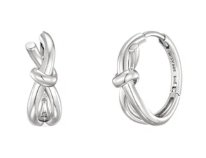 J.Estina J.Livera Earrings JJJTE03BS021SW000 Silver 925  Rhodium Plated - Picture 1 of 10