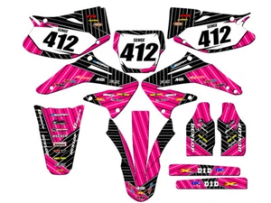 2002-2004 CRF 450 R RACE SERIES Pink Senge Graphics Kit Compatible with Honda - Picture 1 of 10