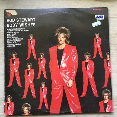 Body Wishes by Rod Stewart - 12” Vinyl LP Record - Original Cover & Inner Sleeve - Image 1 of 4