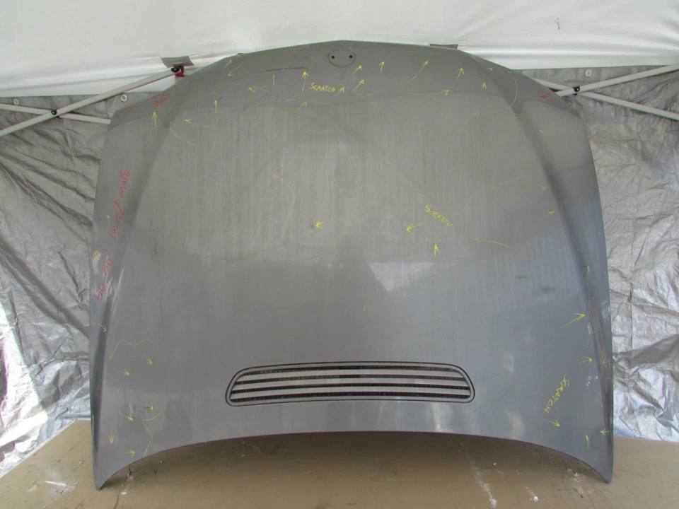 BMW E66 745Li 760i 2002-2003-2004-2005 CAPUCHA CUBIERTA PANEL ONNET MONTAJE GRIS OEM Foto 1 de 4