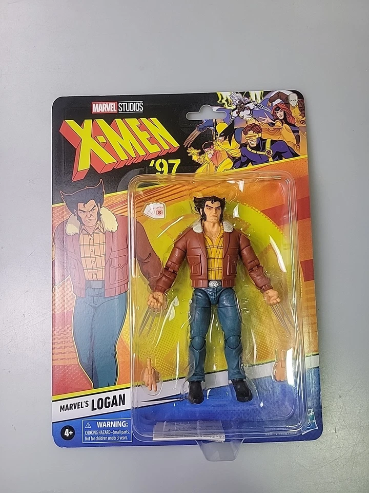 Figura de acción retro Hasbro Marvel Legends X-Men 97 Marvel's Logan 6" EN STOCK Foto 1 de 4