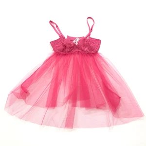 Victoria's Secret Ballerina Babydoll Tulle Babydoll Pink Small 170/88A Lingerie - Picture 1 of 15