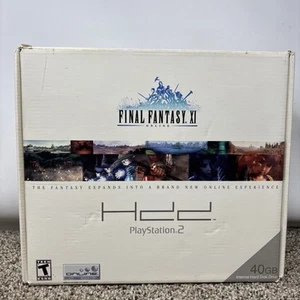Pacchetto disco rigido HDD Final Fantasy XI Online 40 GB per PlayStation 2 CIB - Foto 1 di 14