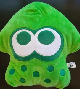 Peluche Calamaro 14" Club Mocchi Splatoon 2 Mega Verde Neon Tomy D5 - Foto 1 di 5
