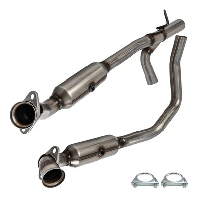 For 2011-2014 Ford E 250 5 4L Left and Right Catalytic Converter Stainless Steel Foto 1 de 4