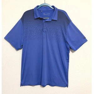 Camisa Polo Under Armour HeatGear XL Performance Azul Calce Suelto Atlética Golf Top - Imagen 1 de 7