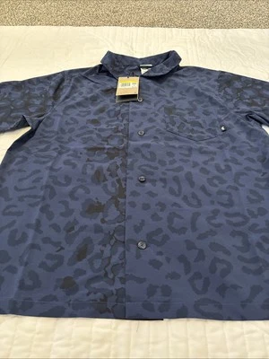 Nike SB Print Bowler Manga Corta Camisa de Patinaje con Botones Azul FN2595 Pequeña Nueva con Etiquetas Foto 1 de 4