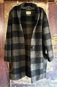 Isabel Marant Étoile karierter Karomantel in anthrazit, Gr. Small (36) - Bild 1 von 5