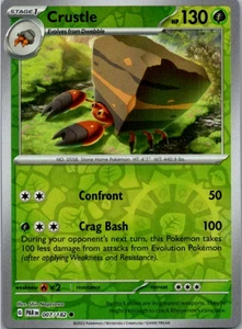 Crustle 007/182 | Paradox Rift | Uncommon Reverse Holo | NM Pokémon Card - Picture 1 of 1