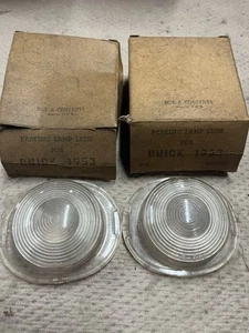 1953 Buick Parking Lamp Lens Signal Light Clear New In Box 652 5943810 - Picture 1 of 4