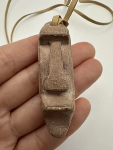 Vintage Kahiki Supper Club Restaurant Columbus OH Maoi Tiki Necklace Rare 26” - Picture 1 of 6