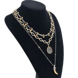 Irregular Multilayer Necklace Advanced Sense Clavicle Chain Jewelry Gifts - Picture 1 of 14