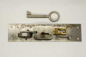 Cerradura de puerta corredera JuNie 2053 barra de arco trasera reflujo trasero antiguo de cierre Hierro - Imagen 1 de 8