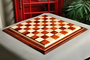 Cocobolo & Curly Maple Signature Contemporary IV - 2.5" Luxury Chess Board - Picture 1 of 6