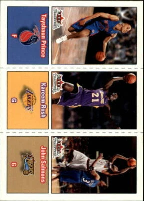 2002-03 Fleer Tradition #284 Tayshaun Prince RC/Kareem Rush /John Salmons  - Image 1 of 2