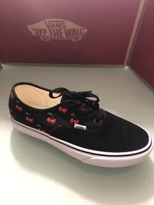 Vans Authentic Blk Suede Cherry( Old skool Era Slip on Sk8 Hi - Picture 1 of 3