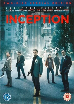 Inception (2010) 2-Disc Special Edition DVD with Slipcover Sleeve, Elliot Page - Image 1 of 2