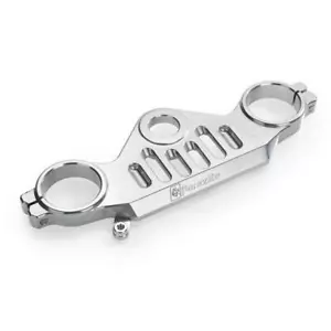 Piastra di sterzo superiore Paraxite alluminio silver Yamaha R1 2015-2019 - Foto 1 di 5