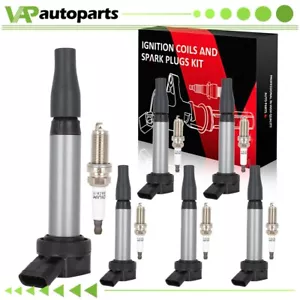 6 For 2016-2020 Lexus GS350 3.5L V6 Ignition Coil & Spark Plug - Picture 1 of 12