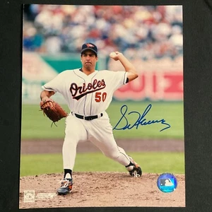 Sid Fernandez Baltimore Orioles Signed 8X10 Baseball Photo In Action - Picture 1 of 5