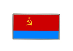 Ukrainian Soviet Flag Lapel Pin Badge - Picture 1 of 3