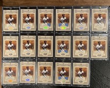 17 2008 Donruss Threads Lou Brock Autograph Jersey patch Diamond Kings 1 /100