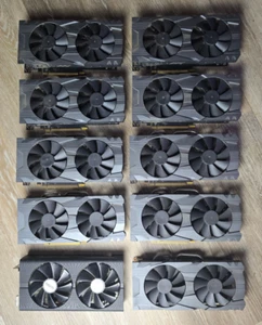 KONVOLUT 10x GRAFIKKARTE AMD RX 470 8GB NVIDIA P106-100 6GB WIE GTX 1060 MINING - Bild 1 von 10