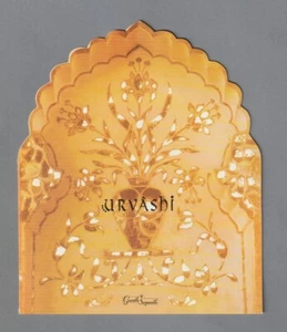 Grande carte publicitaire - advertising card - Urvashi recto verso 2 volets - Picture 1 of 3