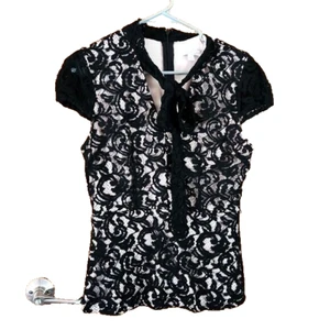 Eva Mendes line for NY & Co, black lace Size Small* - Picture 1 of 5