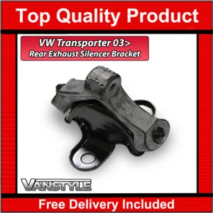 FITS VW T5 GP T6 TRANSPORTER GENUINE VW REAR EXHAUST SILENCER BRACKET RUBBER - Picture 1 of 9