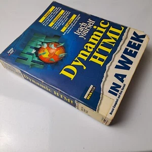 Teach Yourself Dynamic HTML in a Week by Bruce Campbell & Rick Darnell - Vintage - Picture 1 of 3