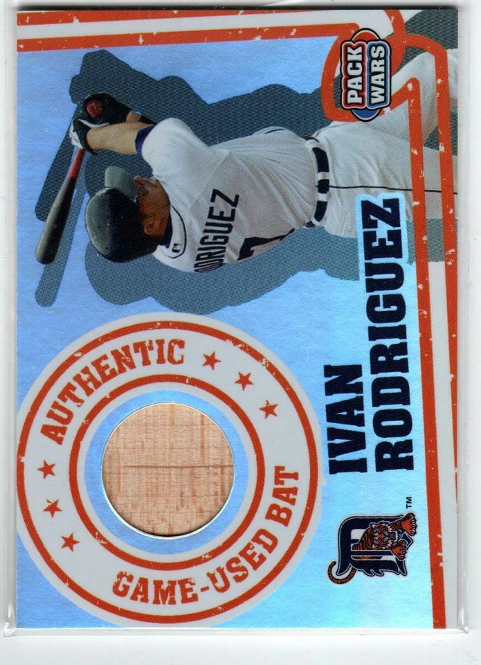 2005 Topps Pack Wars Relics #IR Ivan Rodriguez Bat A (ref 142640) - Image 1 of 1