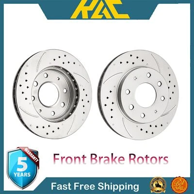256mm Front Brake Disc Rotors for Mitsubishi Expo Eagle Summit 1992-1993 - Image 1 of 4