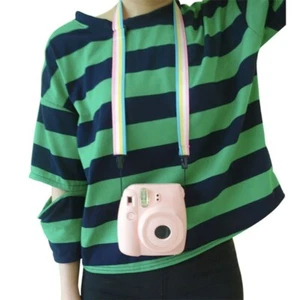 Instant Film Rainbow Neck Camera Shoulder Strap For Fujifilm Instax Mini E9 - Picture 1 of 9