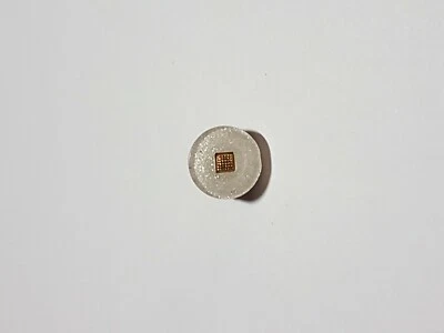 Buttons For Sewing :9 pcs  ,new gold stud white round 1cm - Image 1 of 3