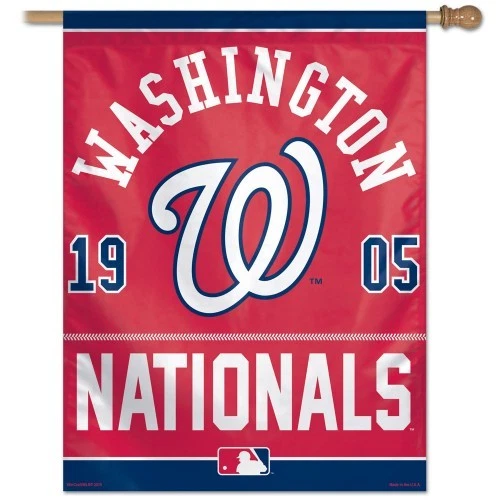 Washington Nationals Flag 27 x 37 Established - Image 1 of 1