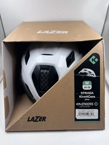 NEU Lazer STRADA KINETICORE Rennradhelm: WEISS - Bild 1 von 5