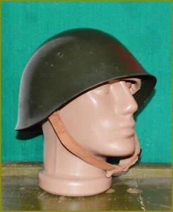 Bulgarian Army military combat steel dark green Headgear M51/72 sz. M - Picture 1 of 6