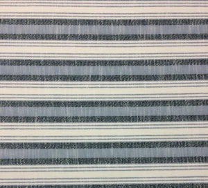 BALLARD DESIGNS PRIA AZURE InsideOut® PERFORMANCE STRIPED FABRIC BY YARD 54"W - Picture 1 of 6