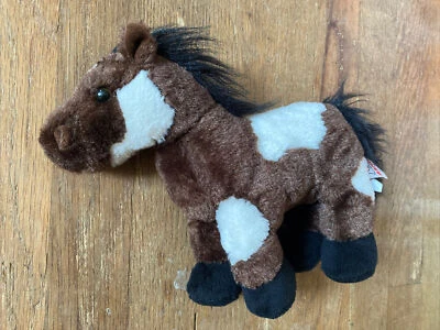 GANZ Webkinz Pinto Plush Stuffed Animal Pinto Horse  Tag #HM147 no code toy only - Image 1 of 4