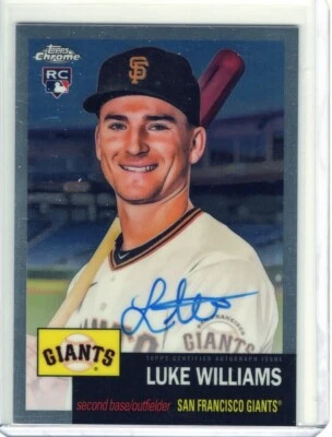 Luke Williams 2022 Topps Chrome Platinum RC Auto Autograph Rookie Card #CPA-LWI - Image 1 of 2