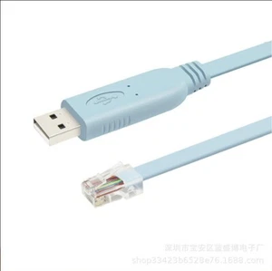 New 6FT USB to RS232 Serial RJ45 CAT5 Console Adapter Cable for Routers CH340 - Afbeelding 1 van 4