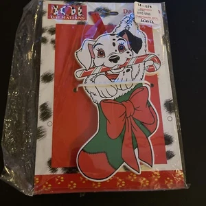 Vintage Kurt S. Adler Disney 101 Dalmatiner Strumpf Weihnachtsschmuck selten NEU - Bild 1 von 3