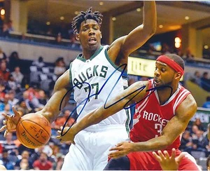 Signed  8x10 JOHNNY O'BRYANT Milwaukee Bucks Autographed Photo w/COA - Picture 1 of 1