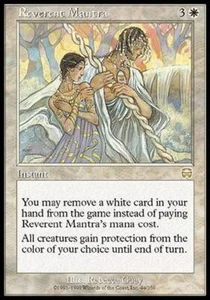Reverent Mantra ~ Mercadian Masken [ausgezeichnet] [ Magic MTG] - Bild 1 von 1