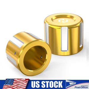 2PCS CNC Front Axle Cap Nut Covers For Harley Electra Glide Standard FLHT 19-22 - Picture 1 of 11