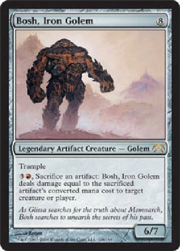 BOSH, IRON GOLEM Planechase MTG Magic the Gathering Cards DJMagic - Image 1 of 1